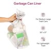 Proheal 20-30 Gal Clear Trash Bags- Medium - Large Garbage Can Liners -  10 Microns 20 Coreless Rolls, 500PK 016-LN130-500Case